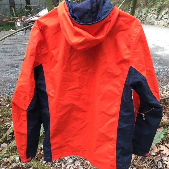 Orange Unisex Tribord Rain Jacket - Picture 2 of 3